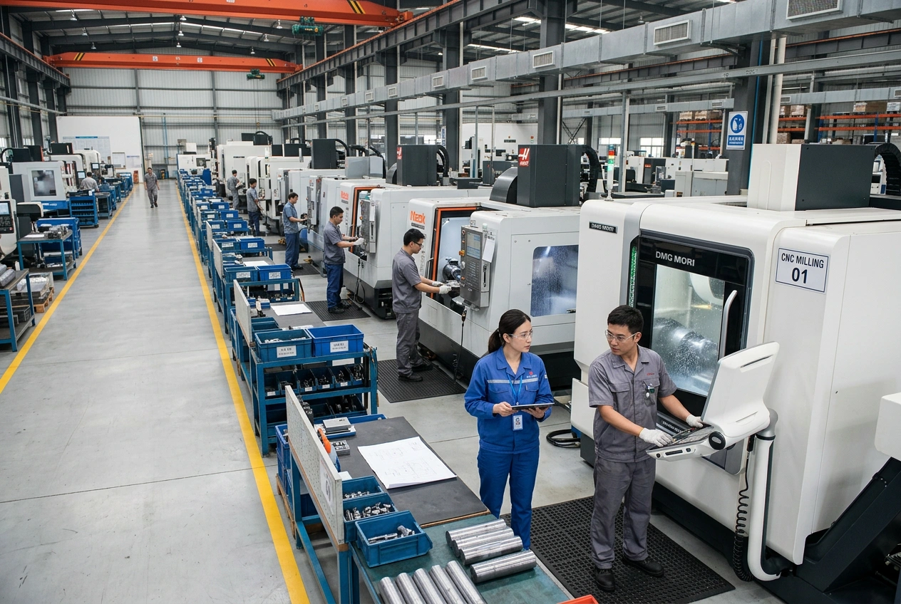 CNC milling and turning services for custom parts