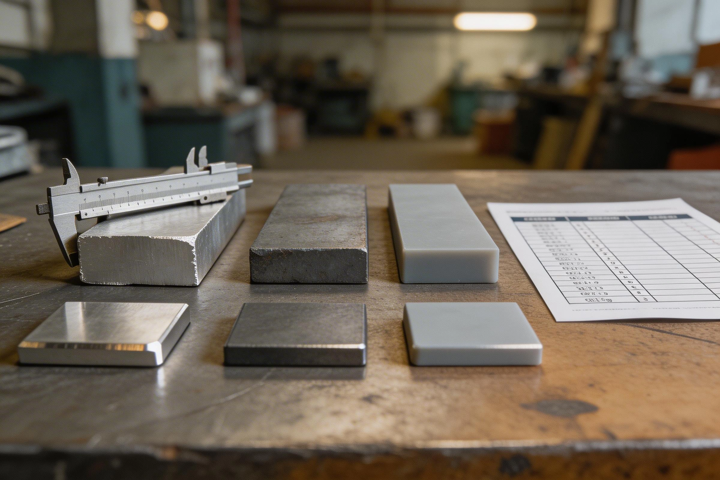 Material stock selection for cost-effective CNC production with inspection gauges