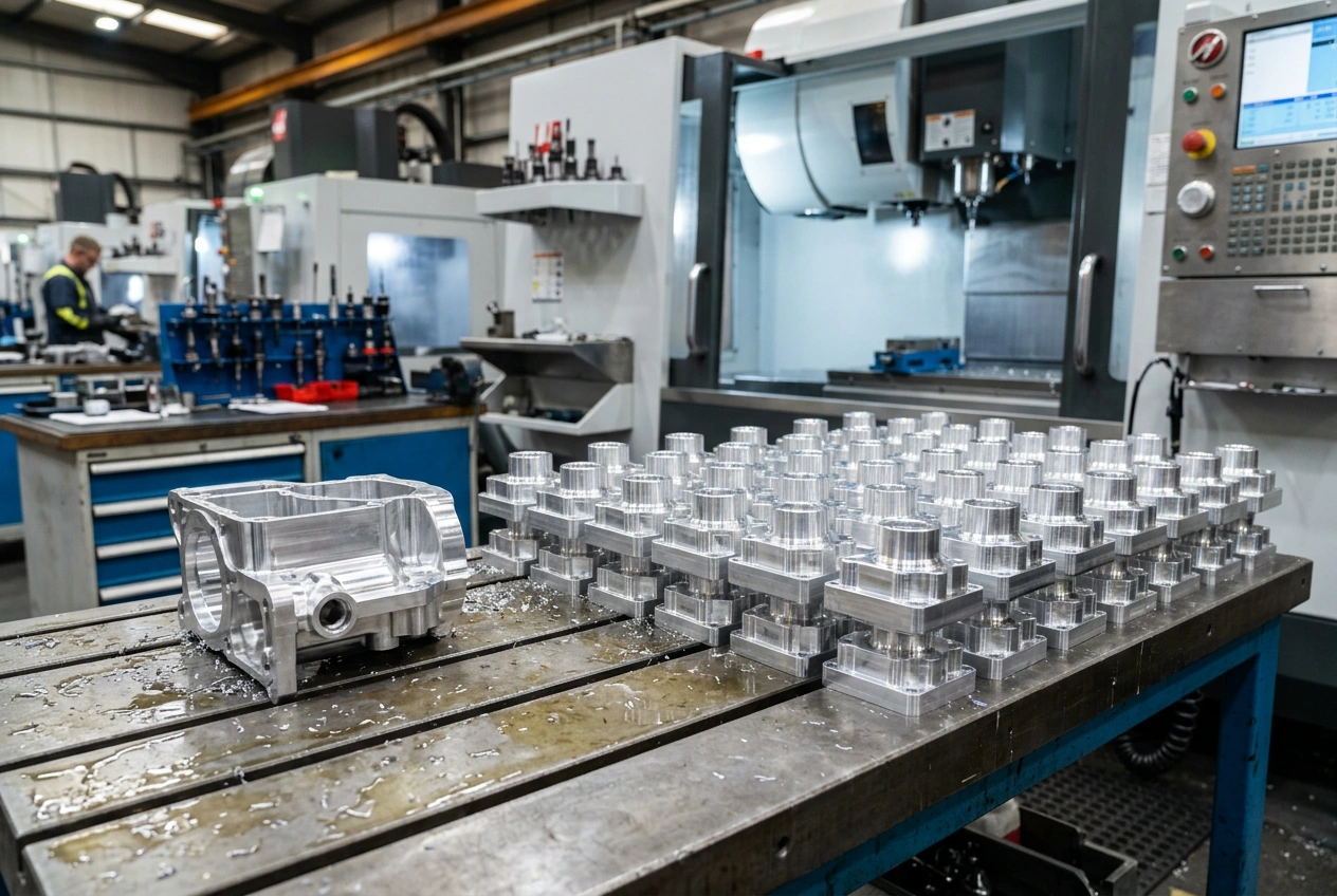 Automotive CNC workflow from prototype parts to repeat production batches