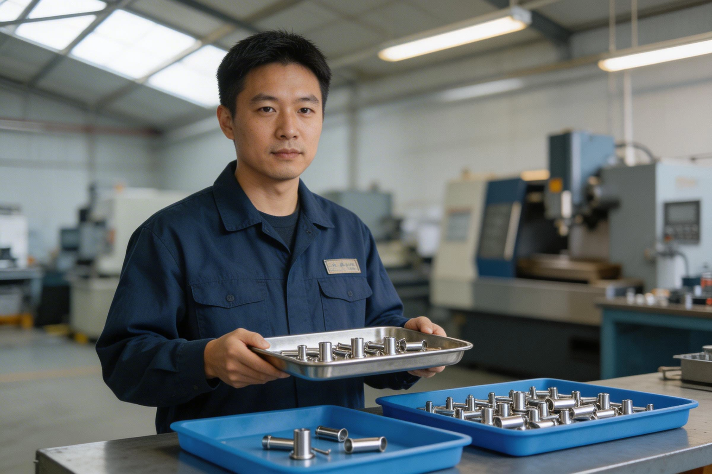 Medical CNC production workflow from sample part to repeat build process