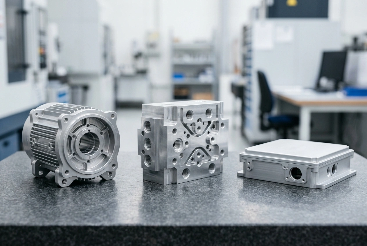 Precision CNC milled metal components for industrial and OEM manufacturing applications