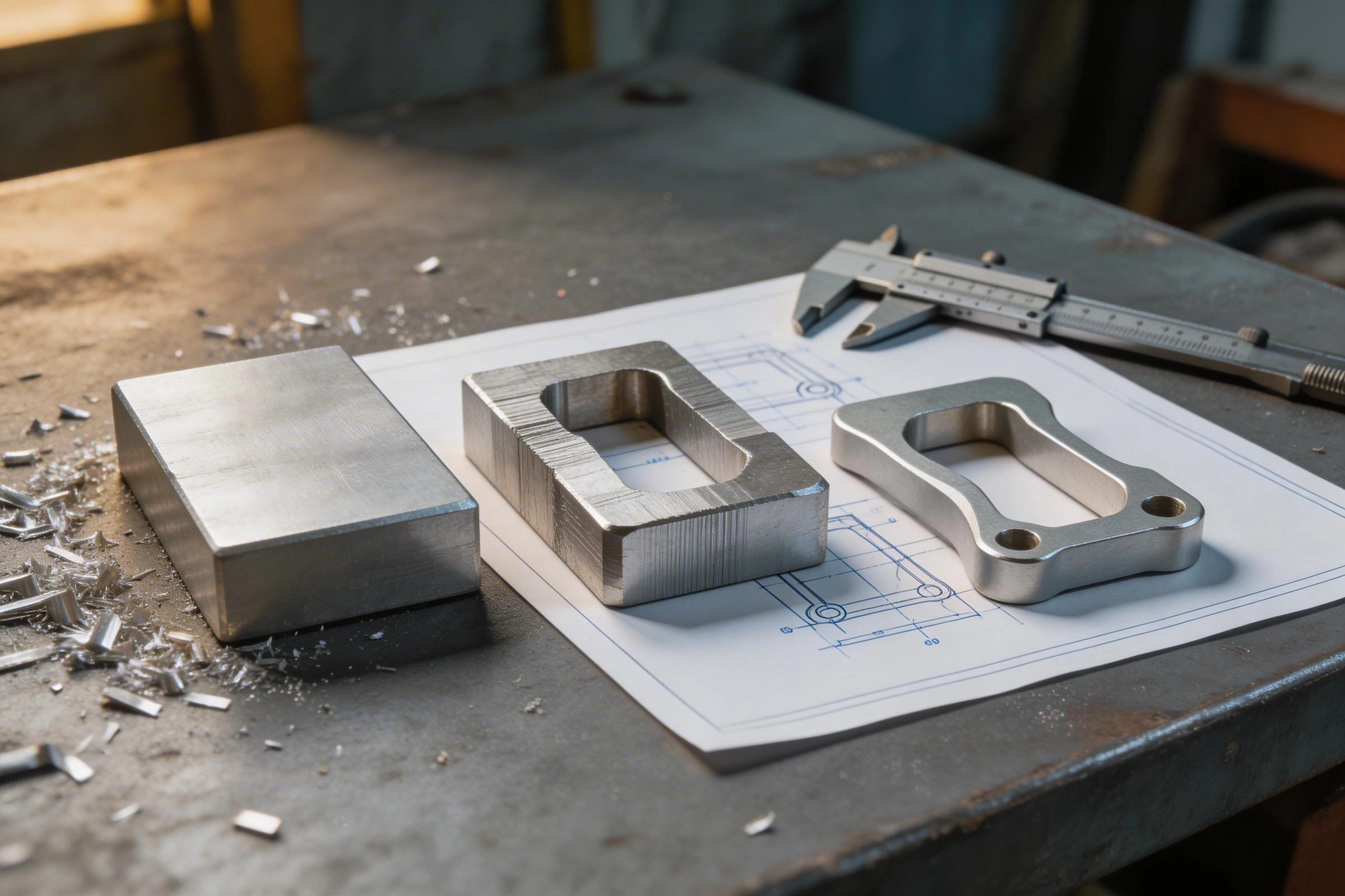 Rapid prototyping workflow from CAD review to CNC machining and inspection
