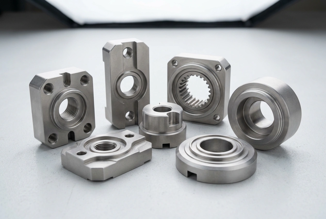 CNC machined stainless steel bracket with corrosion-resistant finish