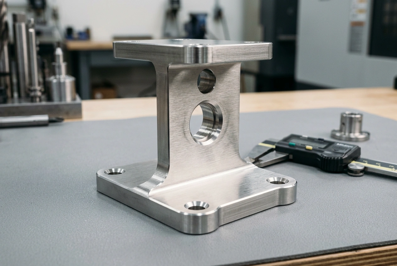 Assorted stainless steel CNC machined parts for industrial OEM use